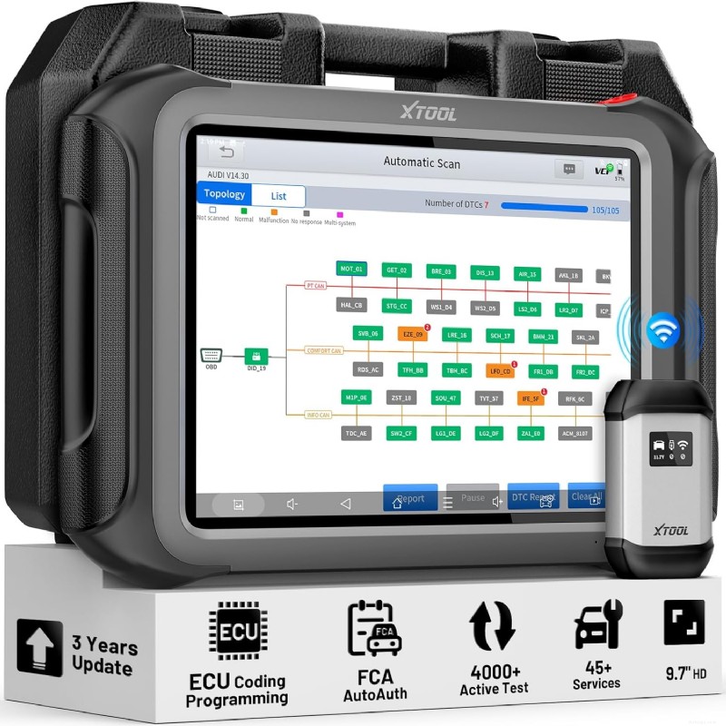 Top 5 XTOOL OBD2 skenerů pro rok 2026:Expertní tipy a čestné recenze 