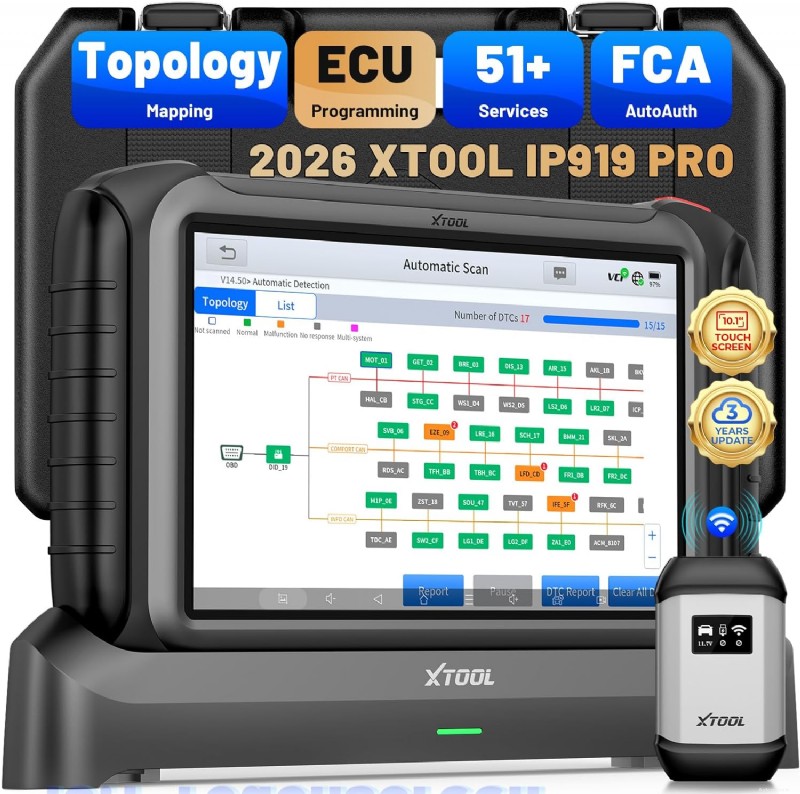 Top 5 XTOOL OBD2 skenerů pro rok 2026:Expertní tipy a čestné recenze 