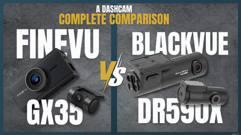 FineVu GX35 vs BlackVue DR590X:Která dvoukanálová Dash Cam vyhraje? 