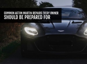 Základní opravy AstonMartin:Co potřebují majitelé vědět 