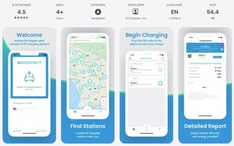 EV Connect vs. přední aplikace pro nabíjení EV:Porovnání funkcí v roce 2026 