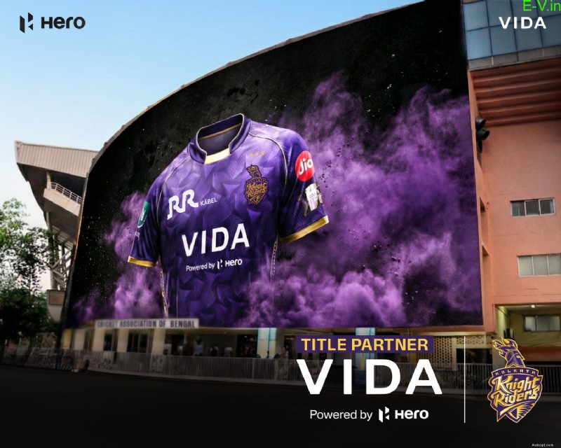 VIDA spolupracuje s Kalkata Knight Riders jako hlavní sponzor a dodává energii nové generaci 