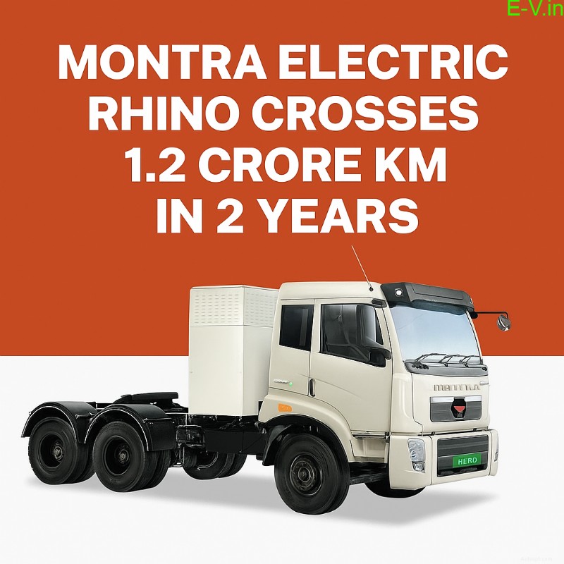 Nákladní vozidla Rhino EV společnosti Montra Electric ujedou 12 milionů km za pouhé 2 roky 