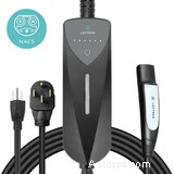 Přenosná nabíječka Tesla NACS EV Lectron – úroveň 1 a 2, 120 V/240 V, 8‑40A, kompatibilní s NEMA5‑15 &14‑50 