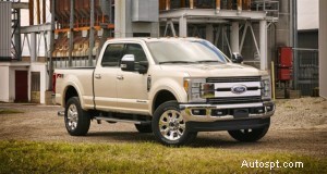 Ford uvádí na trh 2017 F-Series Super Duty s lehkou hliníkovou karoserií pro vynikající tažení 