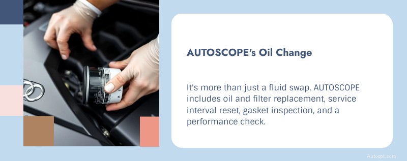 Odborný servis výměny oleje Audi v Dallasu a Plano – Precision Care