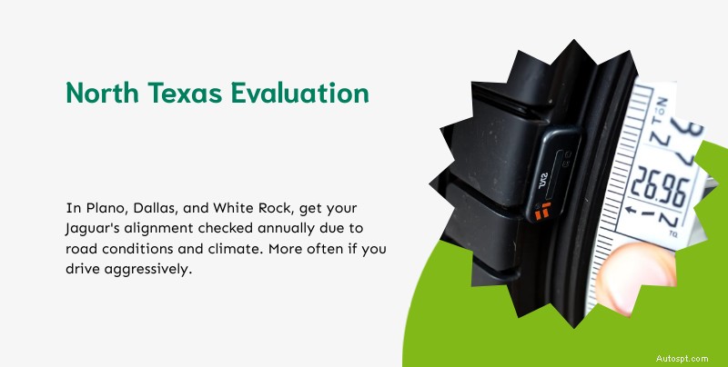 Expert Jaguar seřizování a servis pneumatik v Plano, Dallas a White Rock 