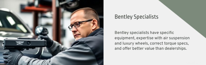 Seřizování kol a servis pneumatik Bentley v Dallasu a Planu – odborná přesnost pro luxusní výkon a bezpečnost 