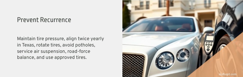 Seřizování kol a servis pneumatik Bentley v Dallasu a Planu – odborná přesnost pro luxusní výkon a bezpečnost 
