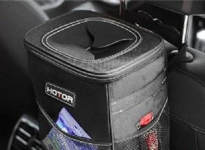 Udržujte své auto čisté:Nejlepší průvodce popelnicemi na auta 