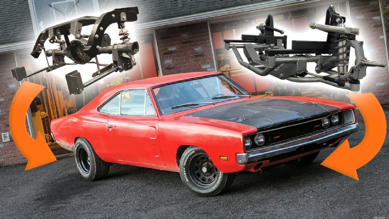 Testování sad Heidts 4-Link Rear a IFS na Dodge Charger 
