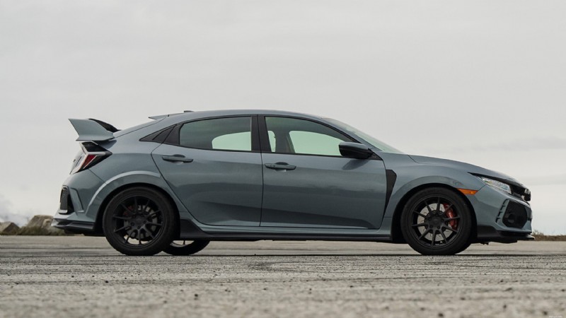 Zrychlení mého 2019 Honda Civic Type R:Zvýšení rychlosti s úpravami přítlaku 